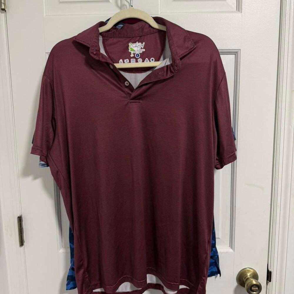 Bundle of 3 TailorByrd Polo Shirts Size Large - Picture 4 of 5